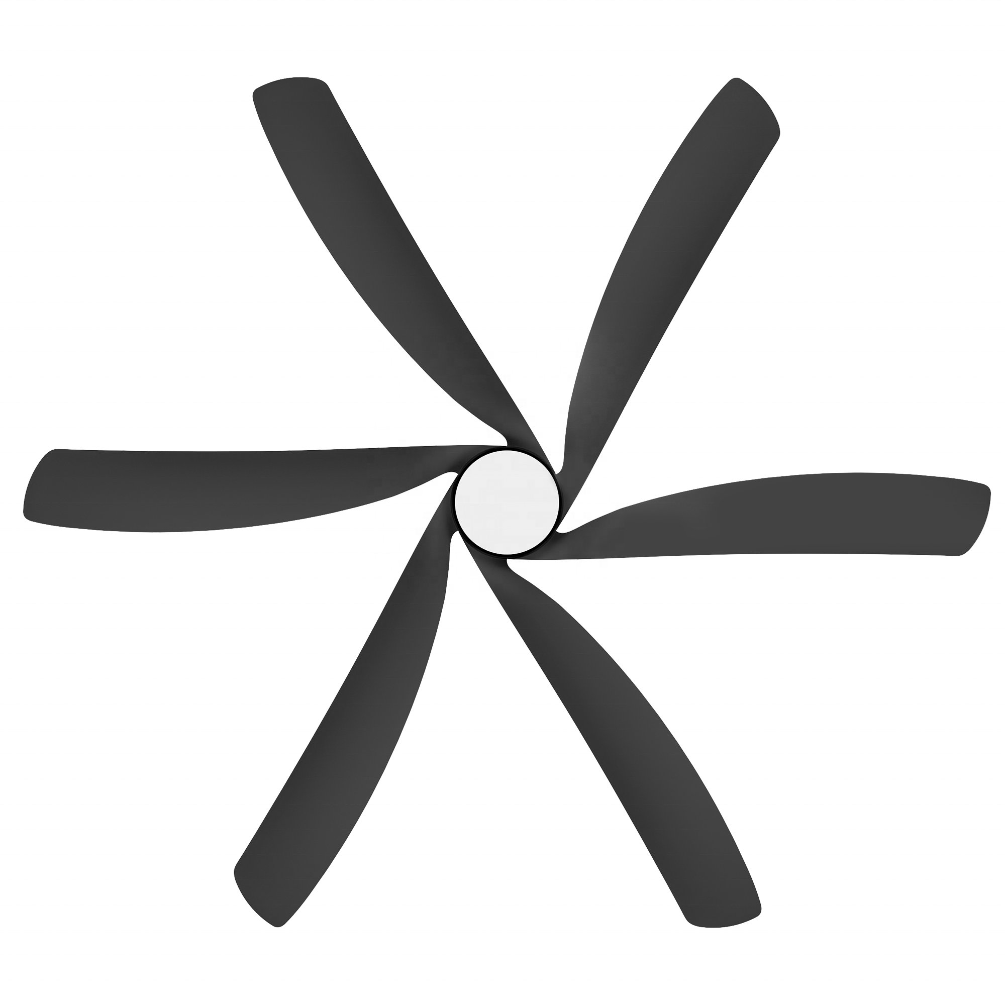 64" Modern Ceiling Fan With LED Light High Airflow 6 ABS DC remote Ceiling Fan light