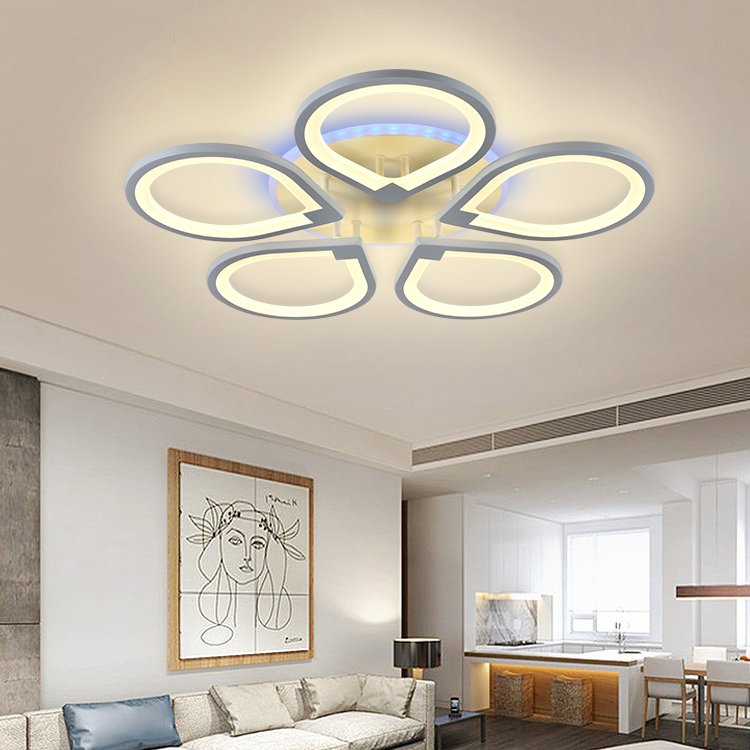 Minimalist Dimmable Art Decorative House Lighting Modern Restaurant Living Room LED Ceiling Lights Popular