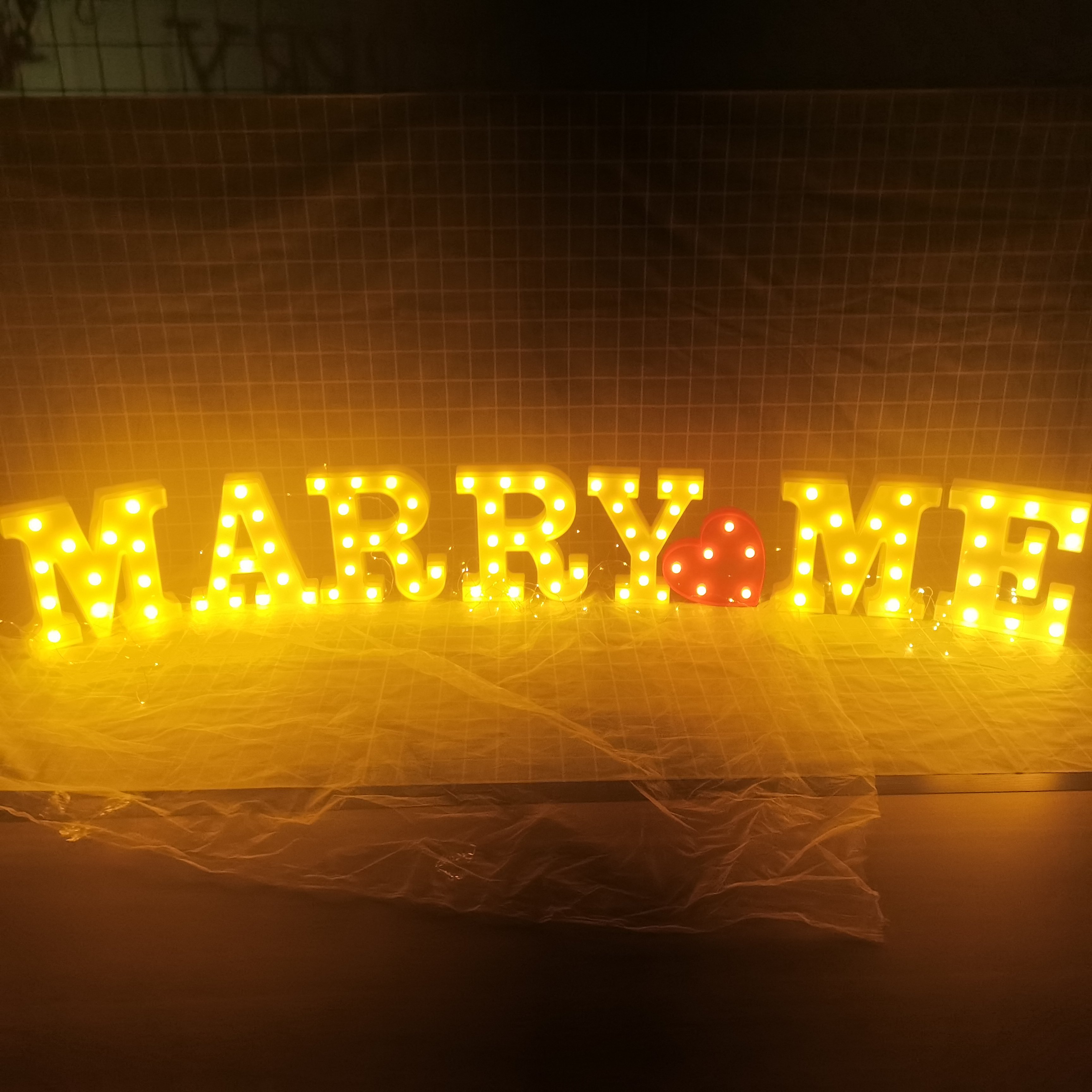 Winbo Manufacturer Customized Waterproof Giant Light Up Numbers Sign NO MOQ Marquee Letter