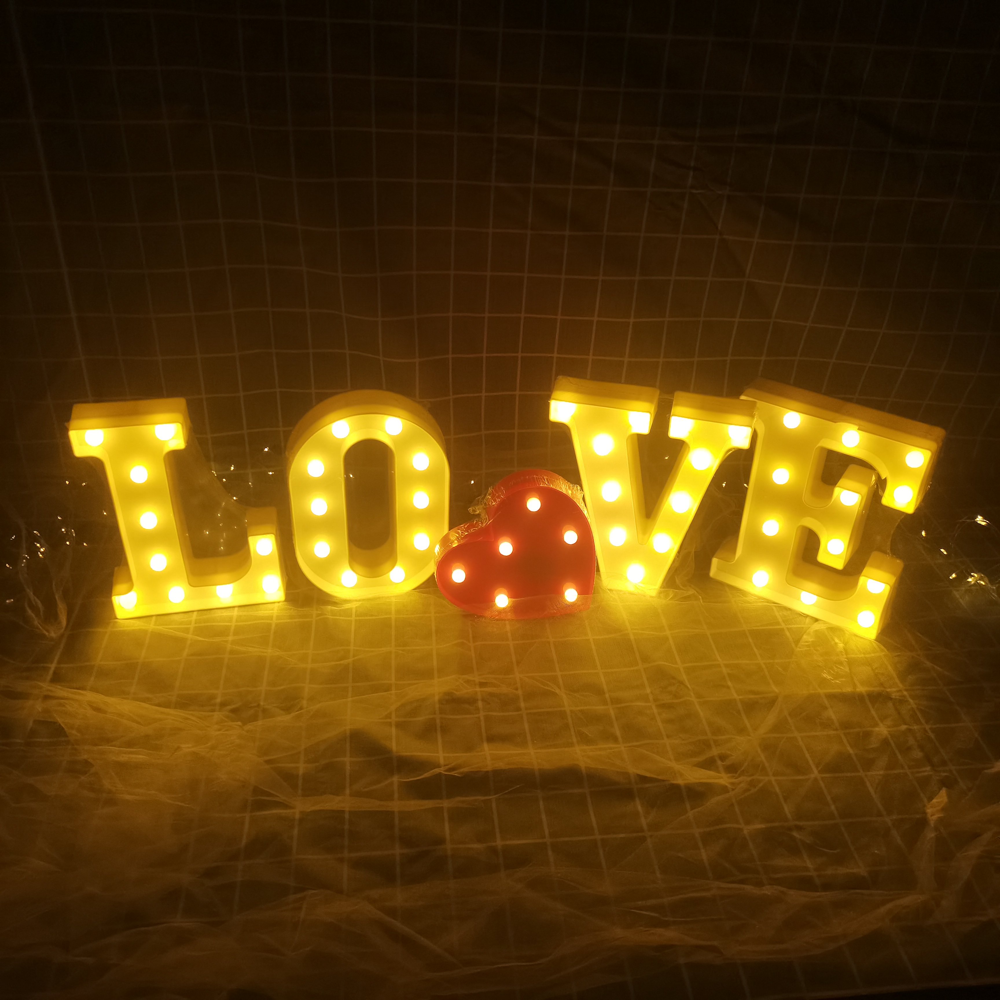 Winbo Manufacturer Customized Waterproof Giant Light Up Numbers Sign NO MOQ Marquee Letter