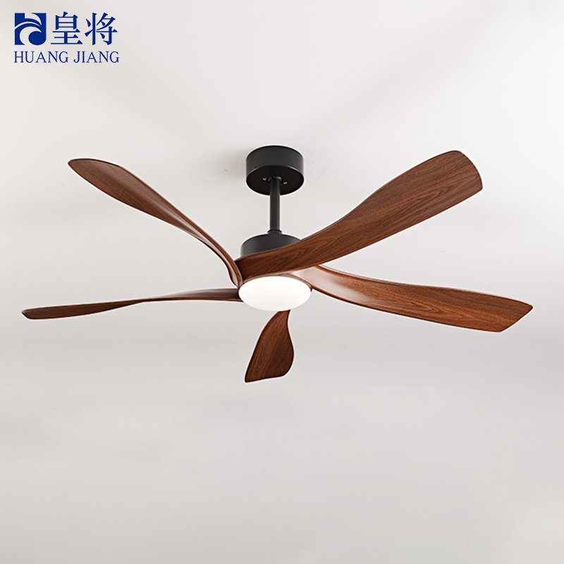 Factory direct sales retro 58-inch high-wind frequency mute ceiling fan lamp belt remote control