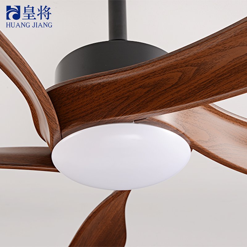 Factory direct sales retro 58-inch high-wind frequency mute ceiling fan lamp belt remote control