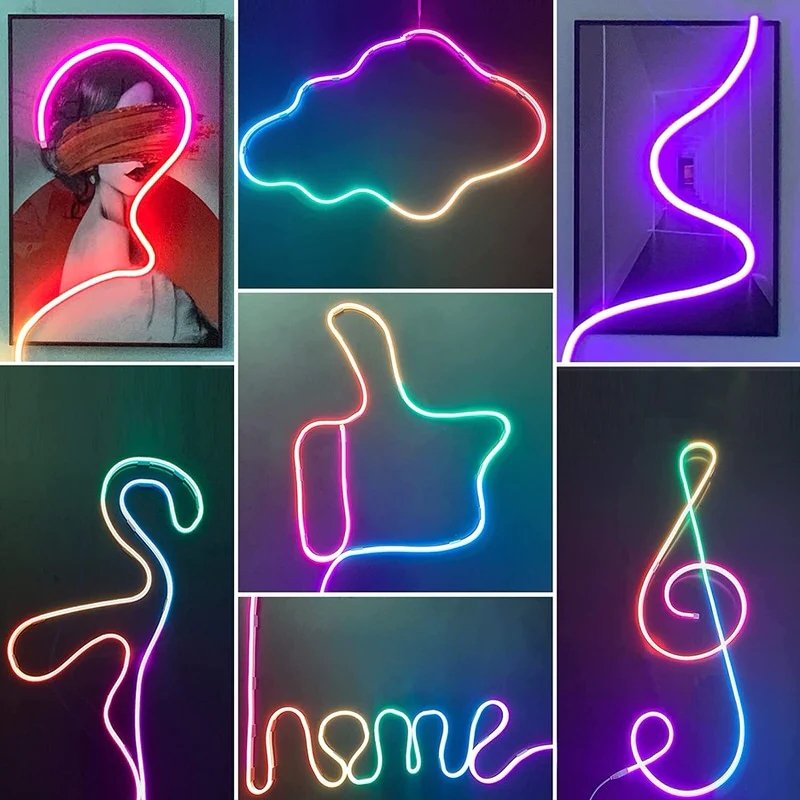Romantic Neon Light Custom Neon Sign for Wedding Home Event Party Decor Neon Sign Custom Happy Birthday Baby Name