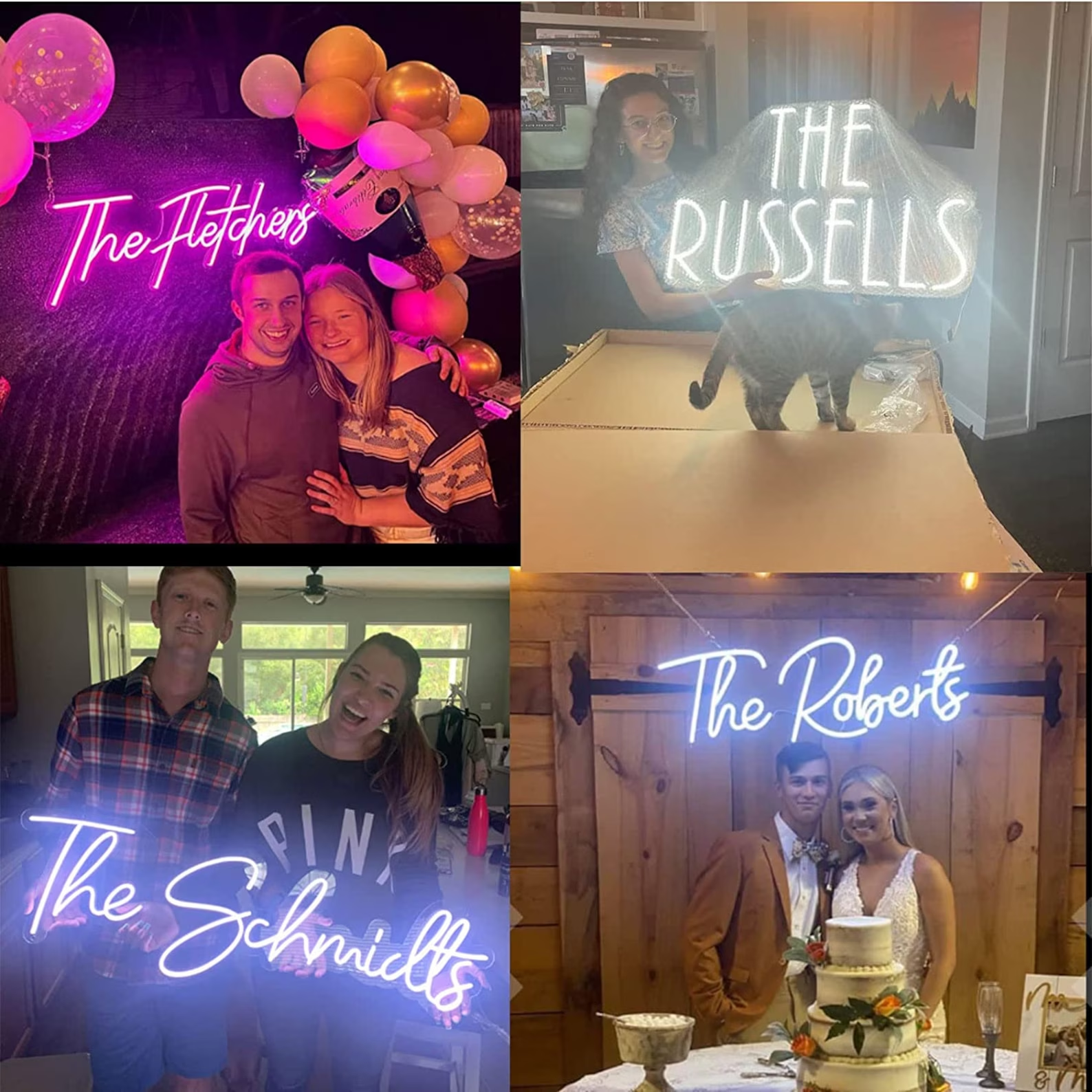 Romantic Neon Light Custom Neon Sign for Wedding Home Event Party Decor Neon Sign Custom Happy Birthday Baby Name