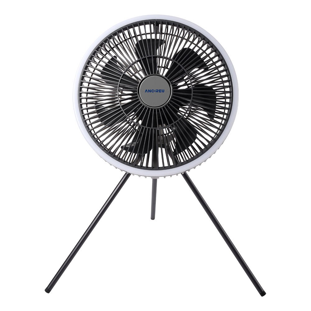 Portable Rechargeable USB Tripod Fan With Remote Control Mini Ceiling Outdoor Camping Light Fans Camping Desktop Fan