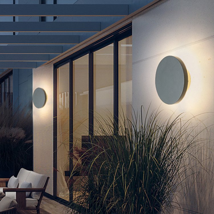 LED outdoor wall light waterproof simple villa balcony courtyard building on both sides of the decorative lighting wall lights