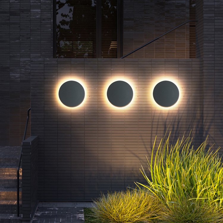 LED outdoor wall light waterproof simple villa balcony courtyard building on both sides of the decorative lighting wall lights