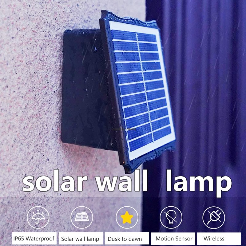 Solar Up And Down Outdoor Wall Lamp Waterproof Villa Courtyard Solar Wall Light for fence Exterior wall