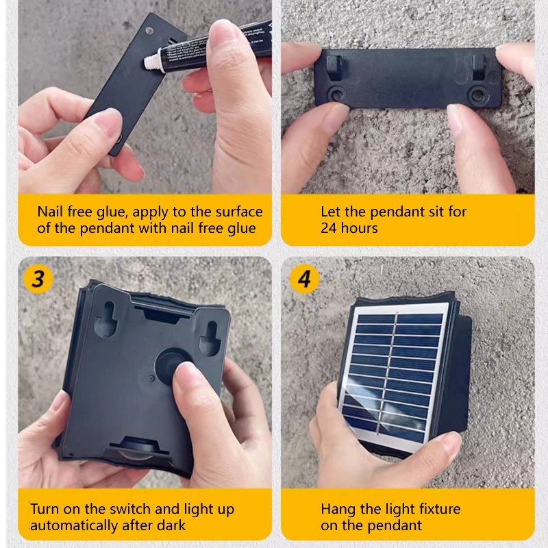 Solar Up And Down Outdoor Wall Lamp Waterproof Villa Courtyard Solar Wall Light for fence Exterior wall