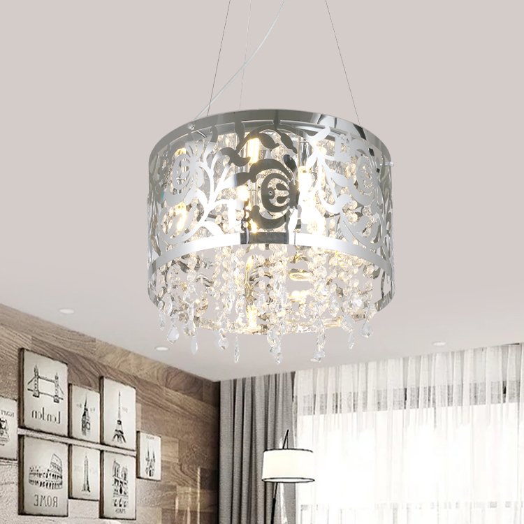 High ceiling outdoor pendant lighting modern beaded bedroom large chandelier