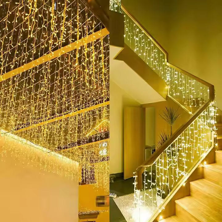 The outside patio string light Christmas Wedding Home Party Decorative Light Flashing outdoor waterproof led String Light