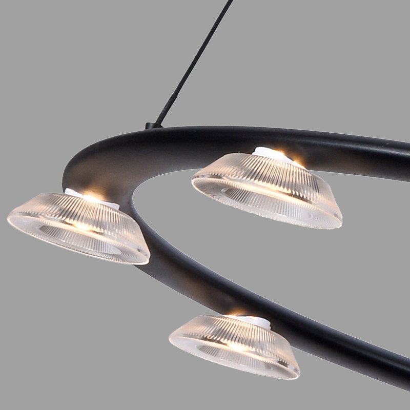 Modern Indoor Living Room Decoration Chandeliers Pendant Lights Led Round Aluminum Pendant Light