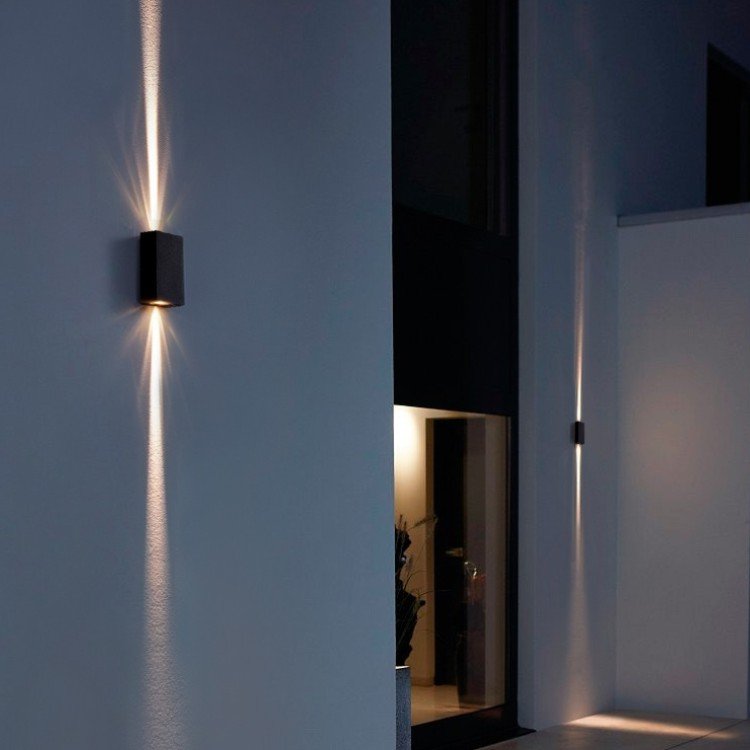 PASSUN Modern IP65 Waterproof outdoor Up And Down Led Wall Lamp Corridor Balcony Aluminum Exterior Indoor Wall light