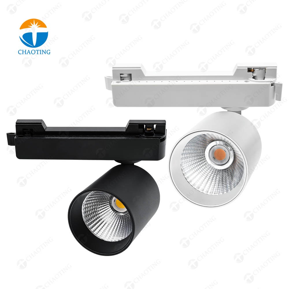 High Quality Modern Led Track Lighting Kits 2 4 Wire Cob Aluminum Spot Track Point Light Adjustable Recess Rail Led Track Lights