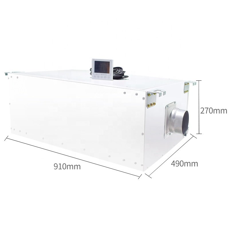 Electric 35 Liters per Day Ceiling Mounted Crawl Dehumidifier 35 L Duct Collar Household Outdoor Humidity Control Application
