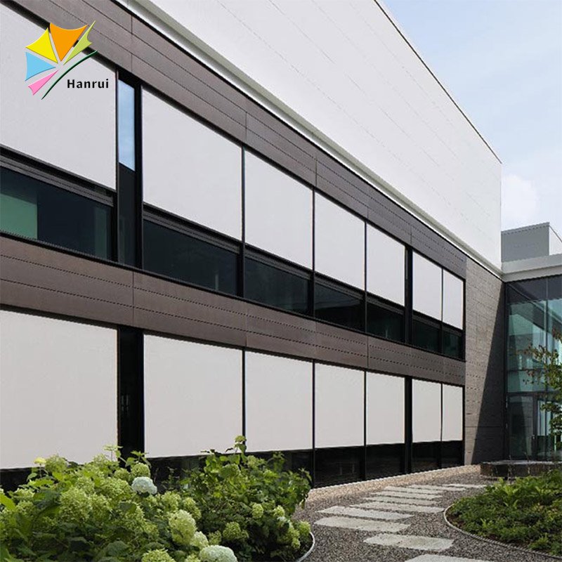 Wind Resistant Roller Shutter Customized Zip Track Blinds Curtain