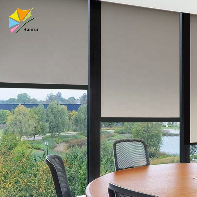 Wind Resistant Roller Shutter Customized Zip Track Blinds Curtain