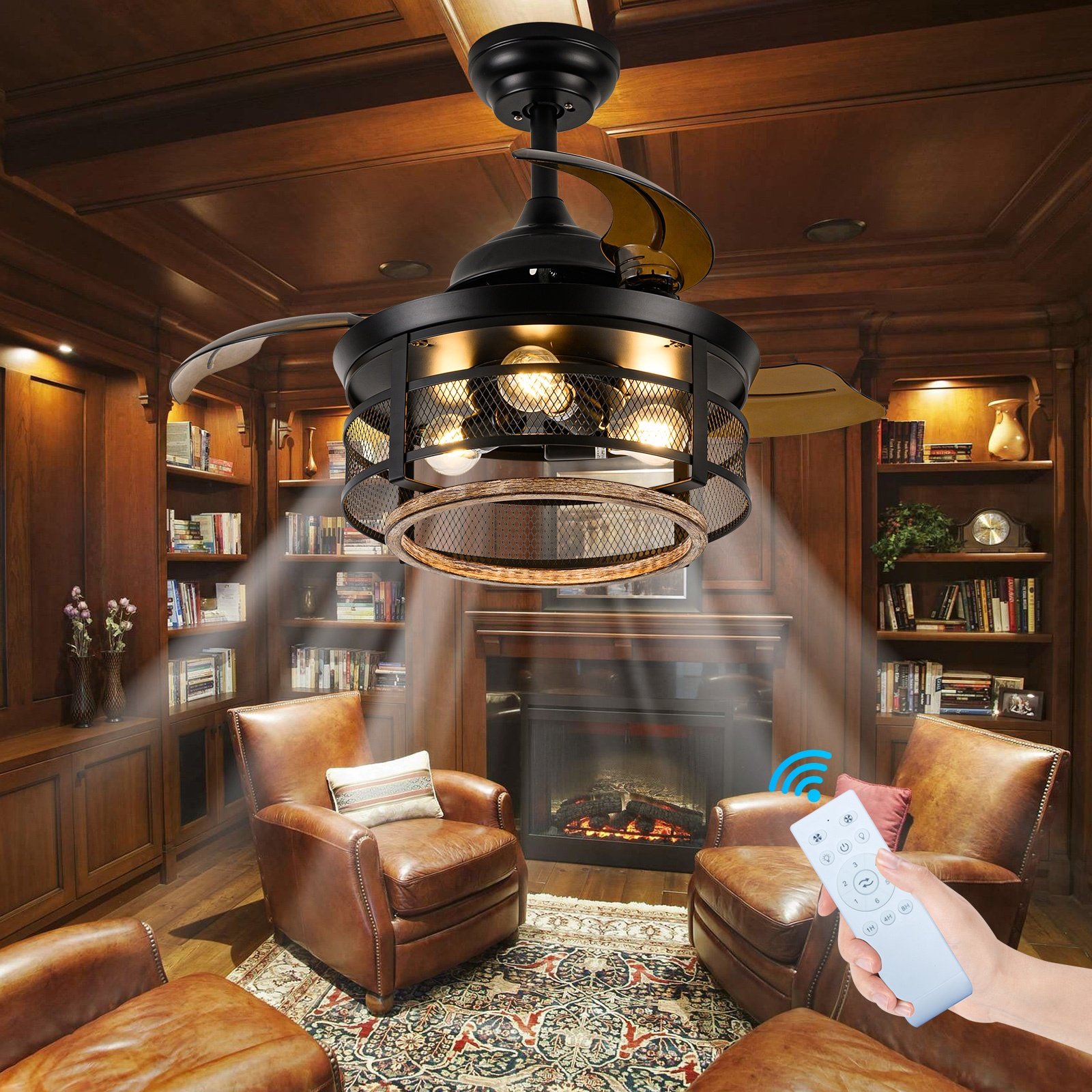 Low Energy Use DC Home Appliances ceiling fan condenser air cooling fan ceiling fan with ceiling light