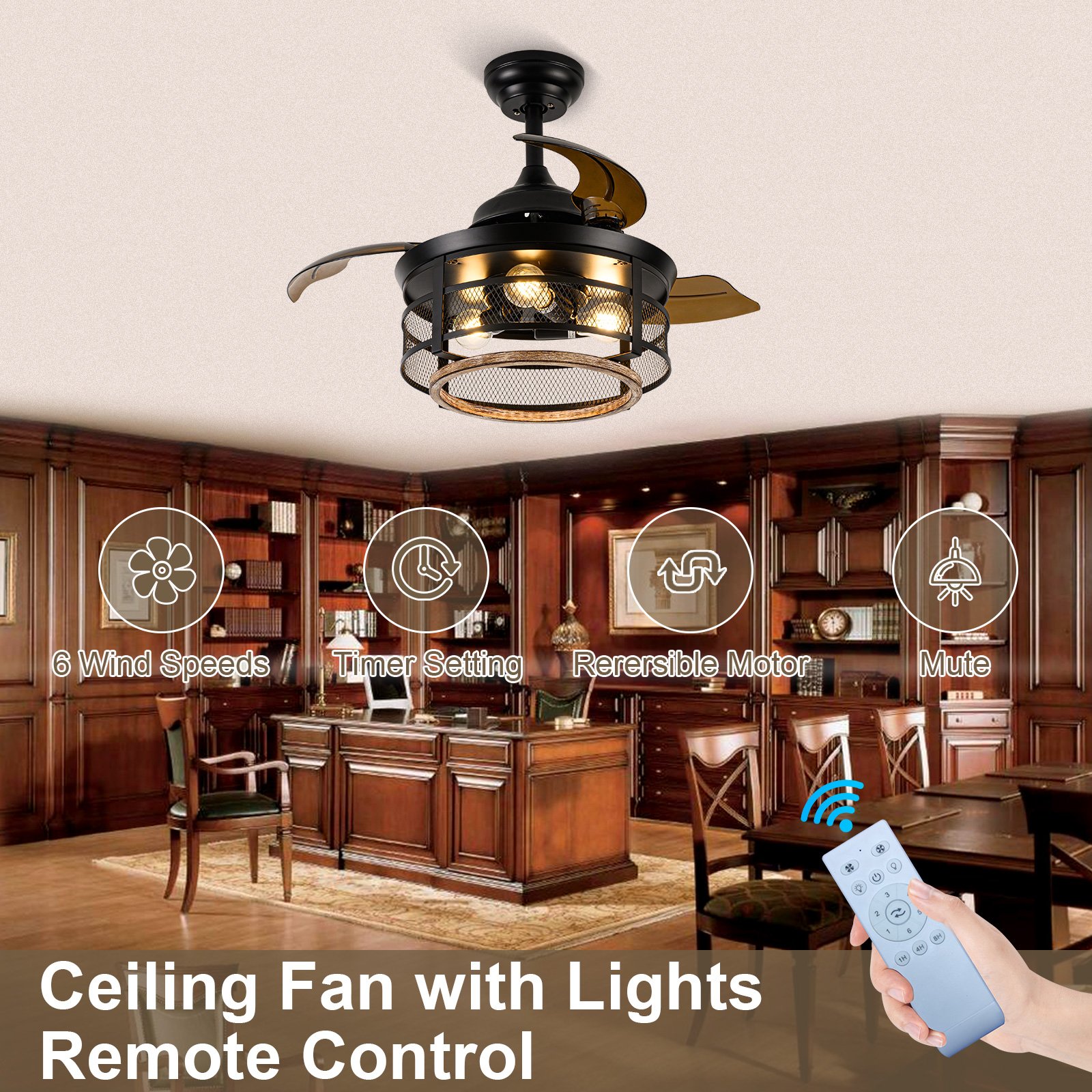 Low Energy Use DC Home Appliances ceiling fan condenser air cooling fan ceiling fan with ceiling light