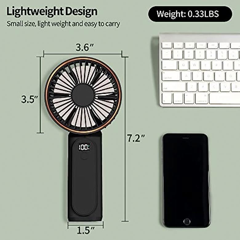 Portable Multifunctional Detachable Outdoor Camping LED Light Hands Free Tent Cooling Mini Metal Tripod Fan