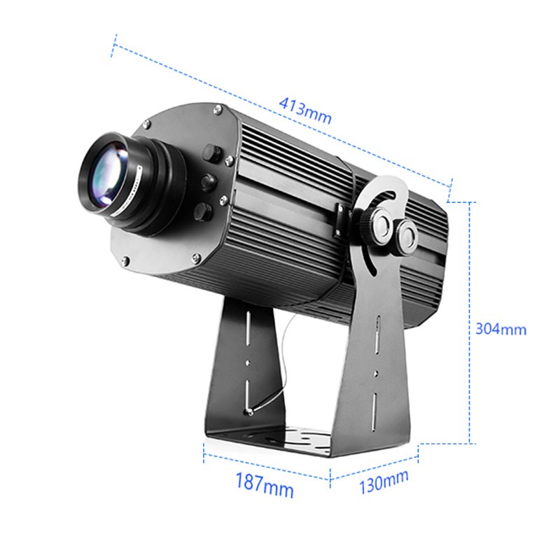 YoiJoys gobo 200W Outdoor Waterproof IP67 Big Power 15w laser light led gobo projector running speed laser led mini projector