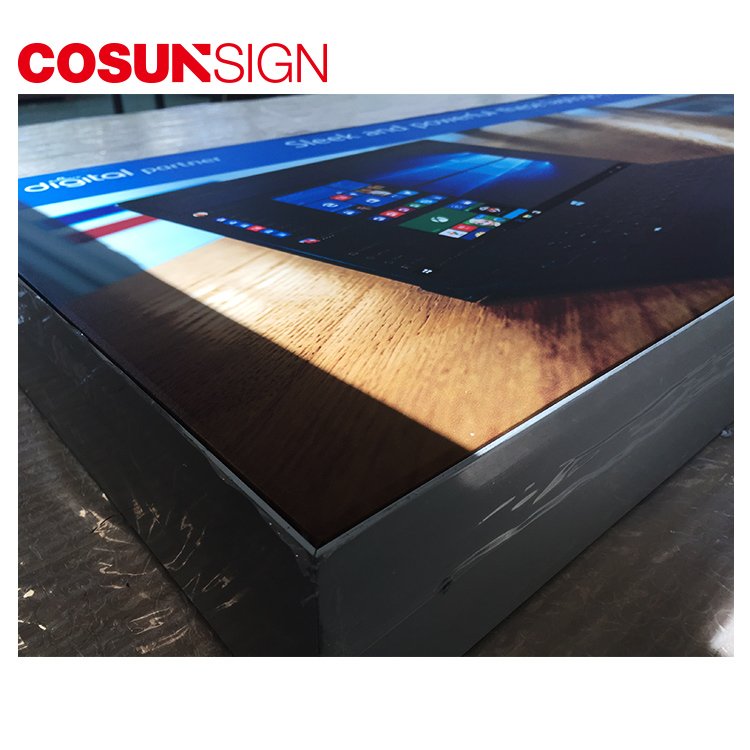Indoor Big Size Ultra Thin Cheap Outdoor Digital Frame Backlit Fashion Allumuim Led Extrusion Light Box For Ceiling