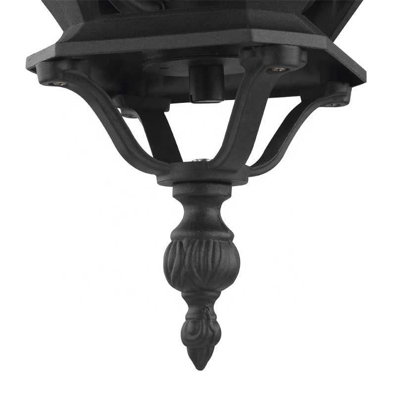 Exterior 3-light Outdoor pendant light All die cast aluminum Waterproof black finishes clear glass Hanging Lights Patio Porch