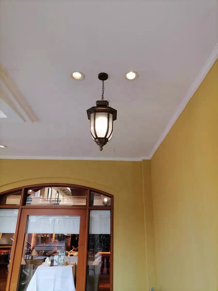 American outdoor pendant lights, waterproof balconies, corridors, corridors, garden lights, resorts, villas, garden decorations