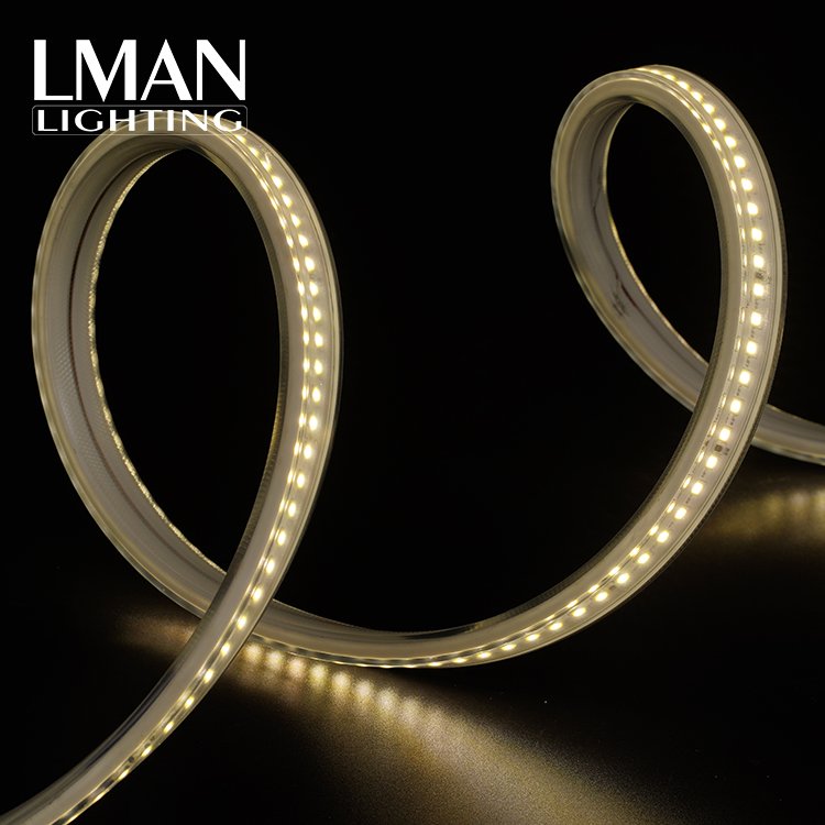220V 2835 144led 50M House Decorations Yellow White Multi Color Led Flexible Light Strip Lamp Roll Led Strip Lights For Ceiling