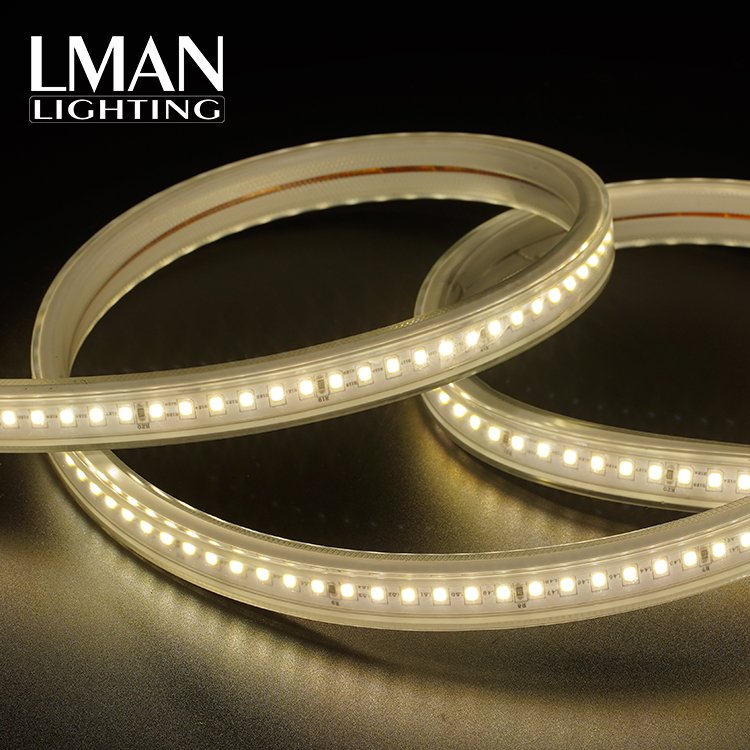220V 2835 144led 50M House Decorations Yellow White Multi Color Led Flexible Light Strip Lamp Roll Led Strip Lights For Ceiling