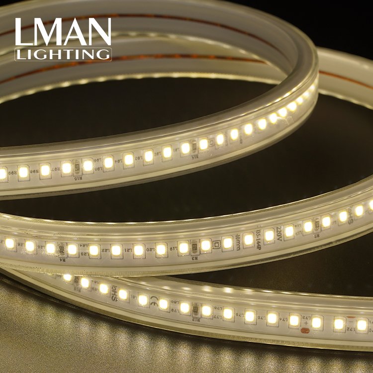 220V 2835 144led 50M House Decorations Yellow White Multi Color Led Flexible Light Strip Lamp Roll Led Strip Lights For Ceiling