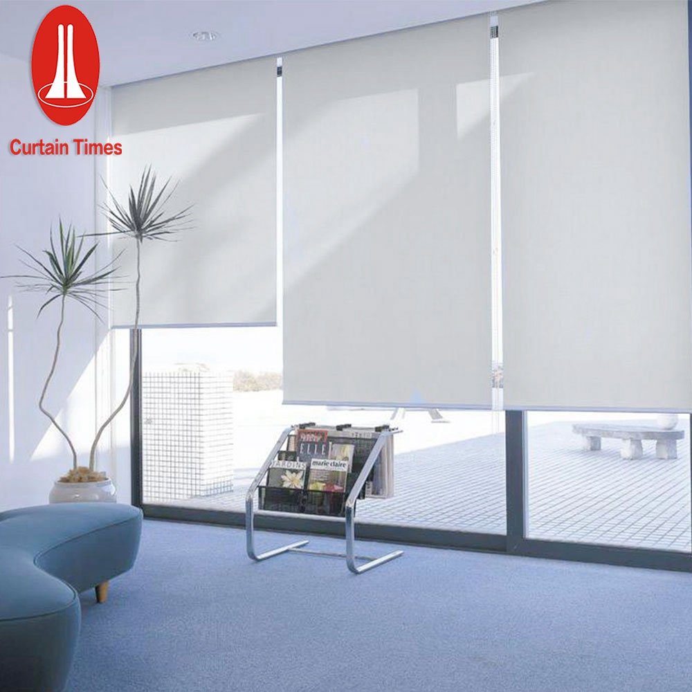 fashionable in style window blackout roller shades custom size high quality electric blinds