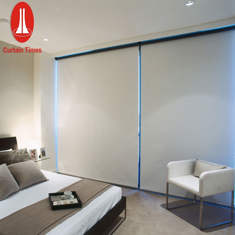 fashionable in style window blackout roller shades custom size high quality electric blinds