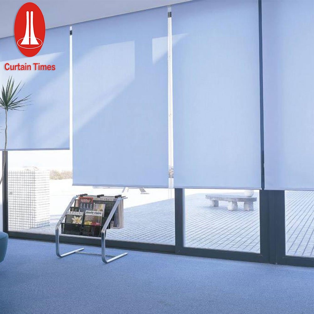 fashionable in style window blackout roller shades custom size high quality electric blinds