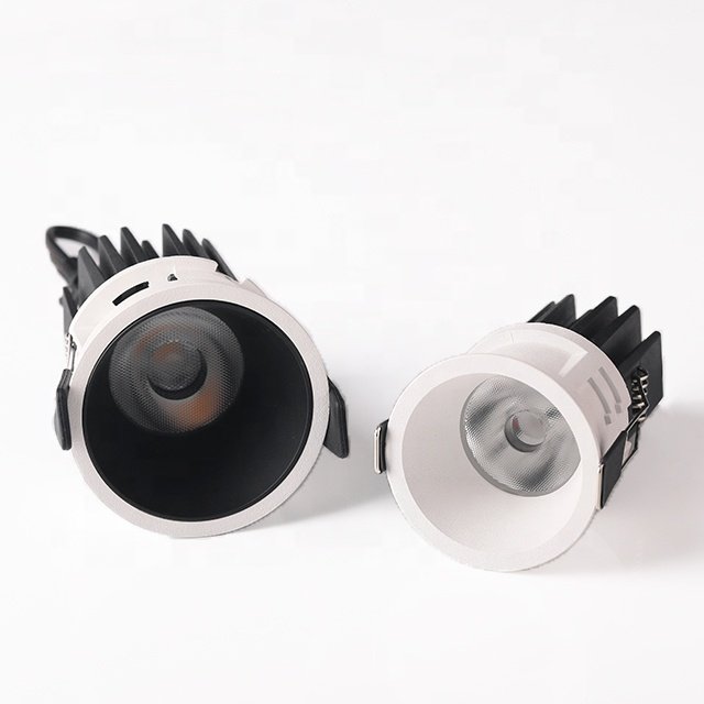 Gold Reflector Dali Dimmable Trimless Led Spot Light Recessed Cob Downlight Ceiling Adjustable Lighting
