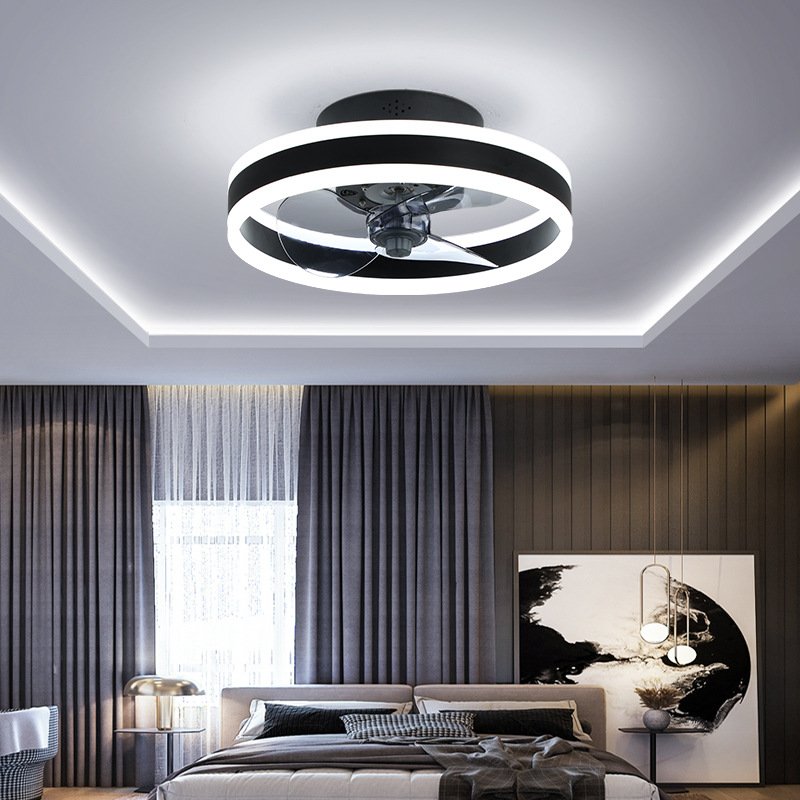 Newest LED Ceiling Fan Light with Remote Control Dimmable Lighting Invisible Kids Fan Light Ceiling Fan