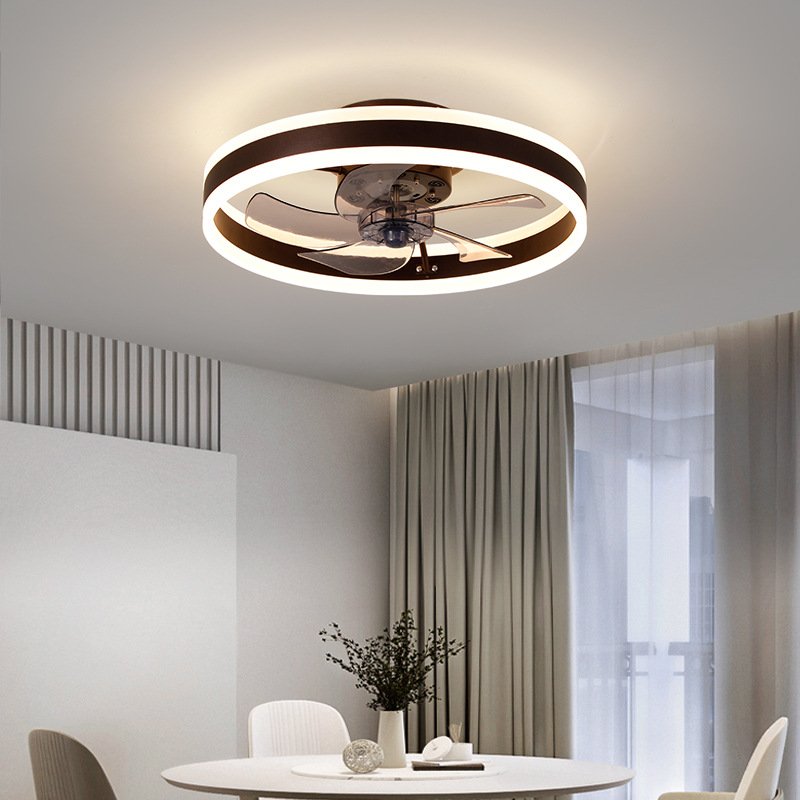 Newest LED Ceiling Fan Light with Remote Control Dimmable Lighting Invisible Kids Fan Light Ceiling Fan
