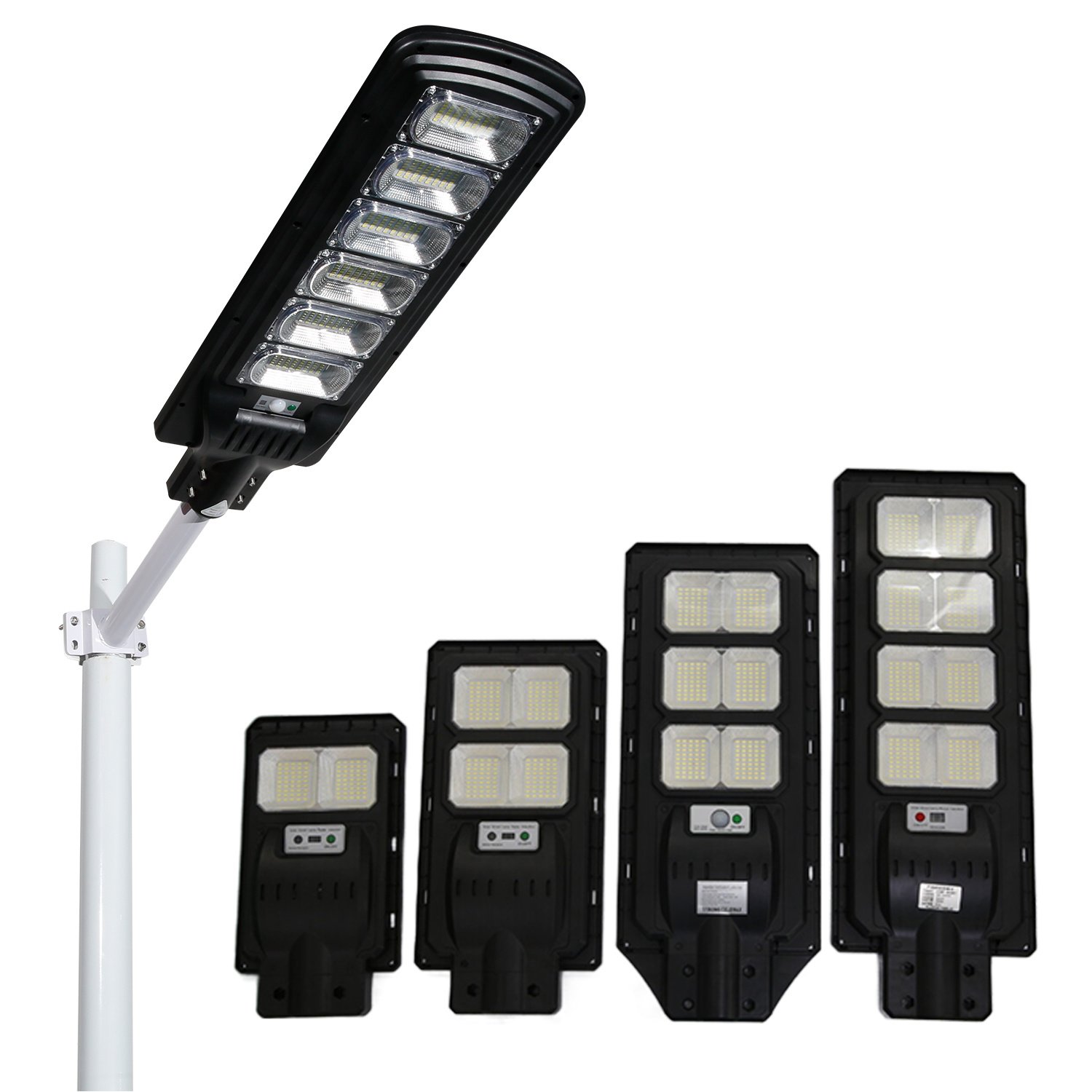 100w 200w Road Way Lamp Solar Street Light Module Solar Ceiling Light LED Steel High Power Outdoor 80 Luces Solares IP65 Indoor