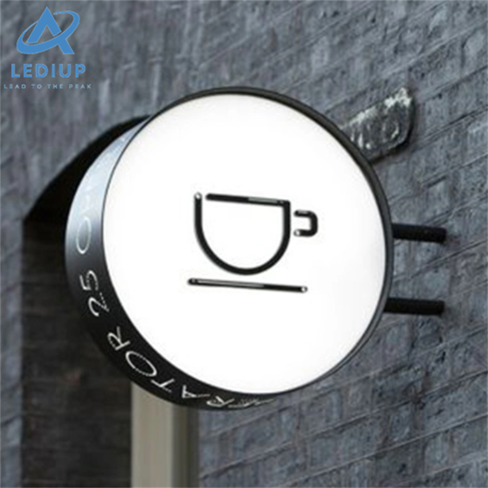LEDIUP Burger Ceiling Mount Outdoor Light Box Signage Acrylic Light Box for Shop