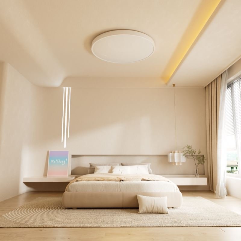Modern cct adjustable led ceiling light for home fitting mount lighting surface mounted decor indoor dimmable led ceiling lights