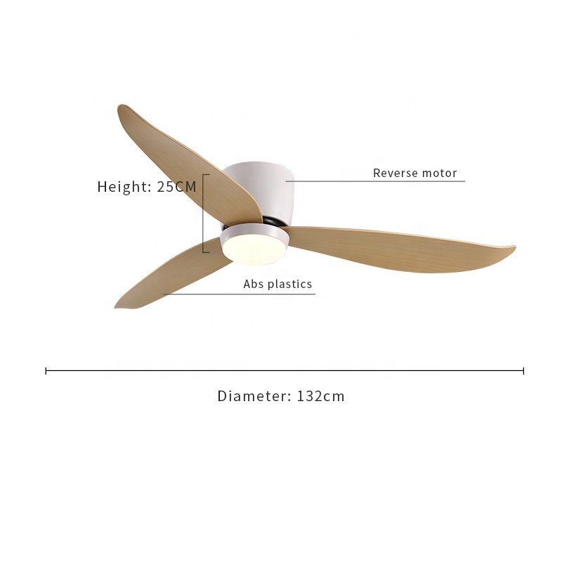 Dimmable Remote Control Led Ceiling Fan With Lamp Living Room Bedroom Decorative Modern Luxury Ceiling Fans Light