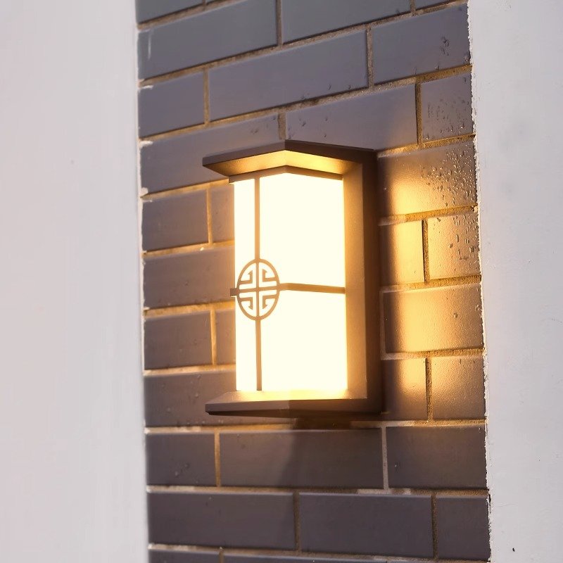 Chinese aluminium sconce modern decorative hotel house mounted indoor led wall light