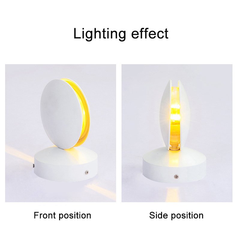 RGB colorful 360 Degree Beam LED Porch Lights Surface Mounted Window Sill Light LED Ceiling Under Aisle Lamp Hotel Wall sconce