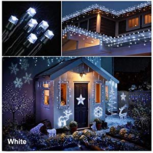 Christmas Garland LED Christmas Droop Garden Street Outdoor Decorative Holiday Light Falls Led Curtain Icicle String Lights