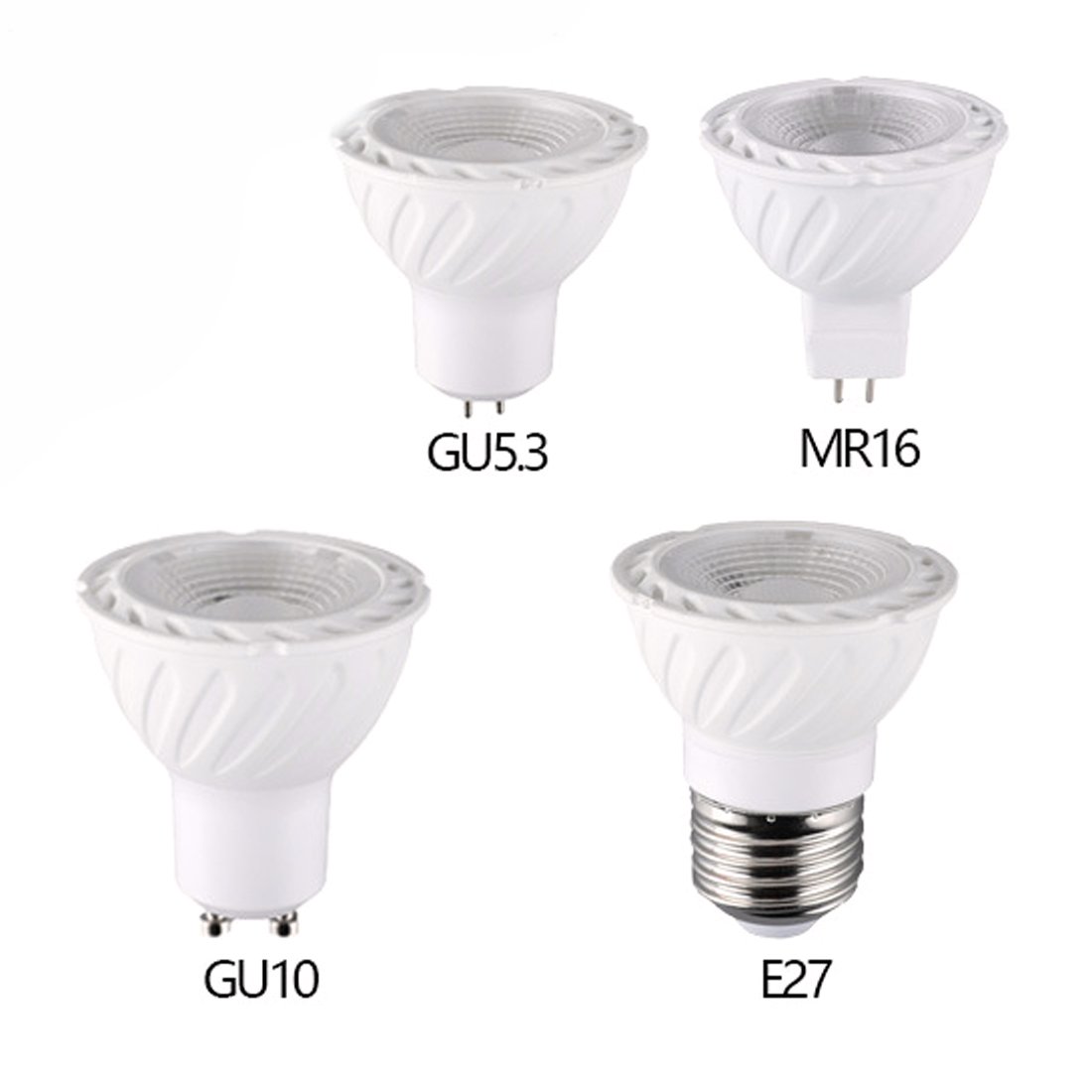 110V 220V 6W Light LED Spot Ceiling Downlight Mini Non Dimmable GU10 LED Spotlight Bulbs for Home Hotel Landscape Application