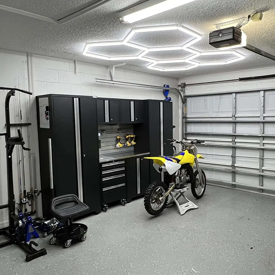 110V Factory Direct Sales hexagonal led light for garage ceiling