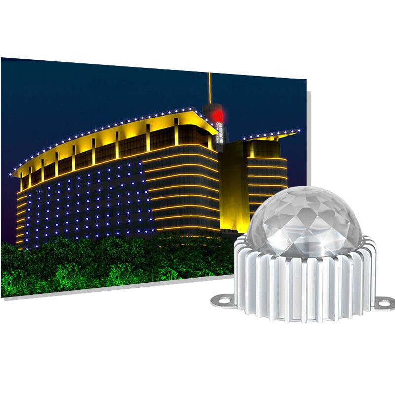 12V Regulated Pixel Ceiling DMX RGB Micro Outdoor Led Dot Light LED Smart Pixel Lights Diameter 70mm Christmas DJ Pixel Light
