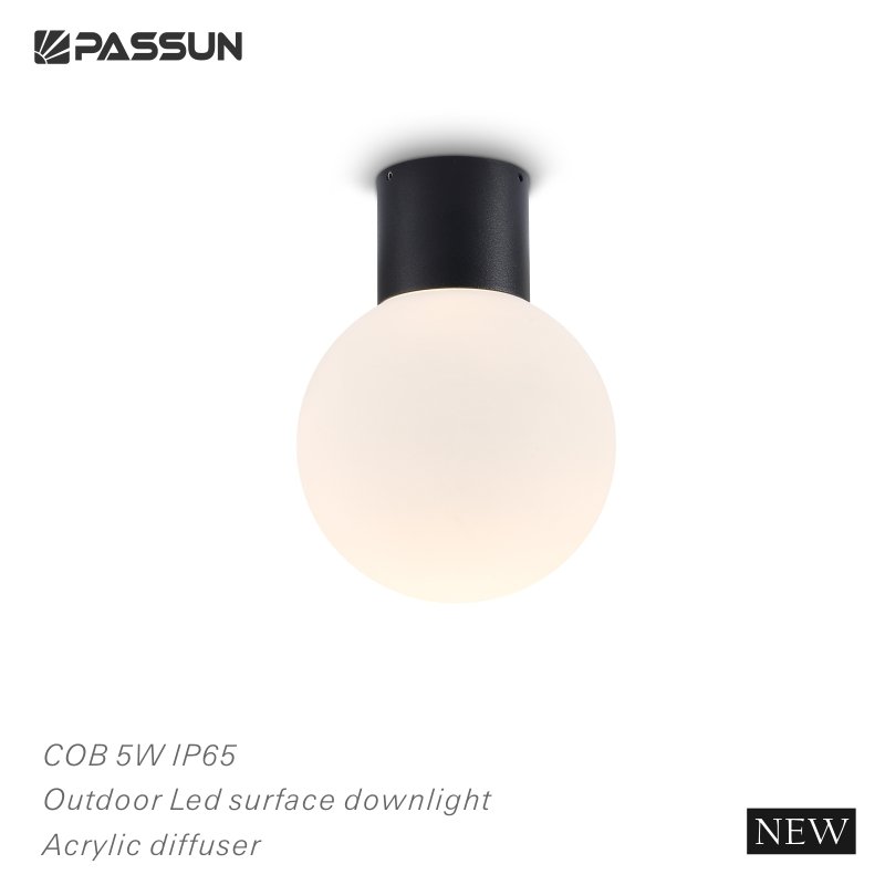Outdoor garden led lawn light waterproof decor bollard light balcony ceiling lamp