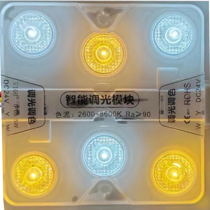 DC24V SMD3030 CCT Dimming blockchain module led light 5w 2600k-8600k outdoor waterproof ip68 Ra90 5years warranty for light box