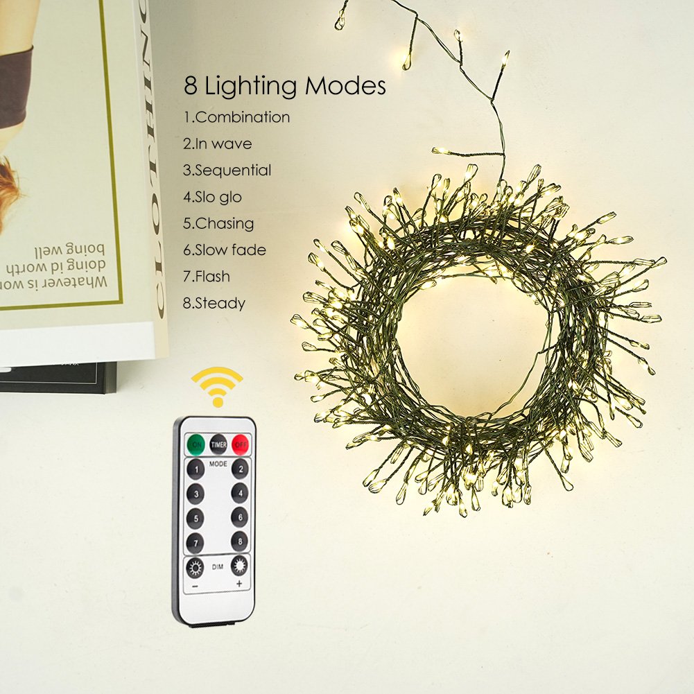 Waterproof Outdoor Home 3m 5m 10m 15m Led Firecracker Lights Garland Party Wedding Holiday Decoration Christmas Light